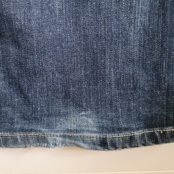 White House Black Market Jeans Womens Size 8R Bootcut Dark Blanc Fit - Picture 7 of 8